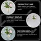 thumbnail image 4 of 4 unids de la pared delicada Florero decorativo de la pared Flowerpot Home Ornamental Jarrón, 4 of 5
