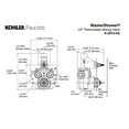 thumbnail image 3 of Kohler K-2973-KS-NA MasterShower Mixing Valve, 3 of 3
