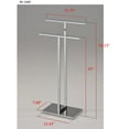 thumbnail image 3 of Room Designs Towel Rack Chrome Modern Rectangle base; bar top, 3 of 3
