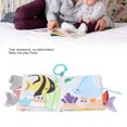 thumbnail image 3 of Tail Cloth Book, Animal Cloth Book Lovely Portable Soft Bright Color  for Home Travel for Baby, 3 of 7