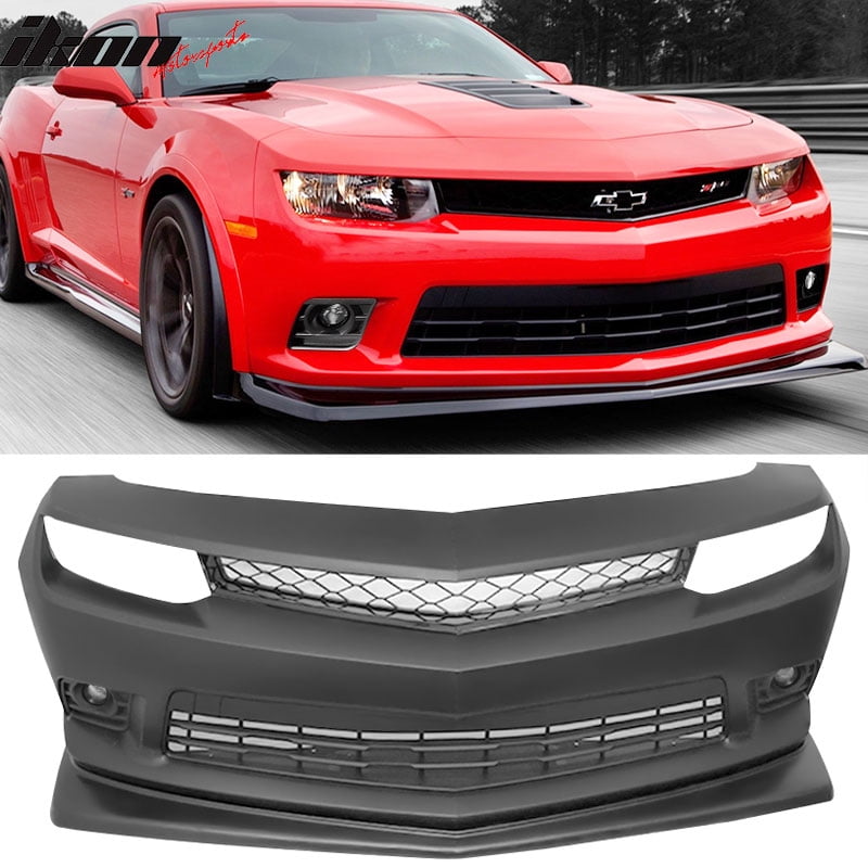 Fits Chevy Camaro Ss Ac Style Front Bumper Lip Spoiler Matte | Hot Sex ...