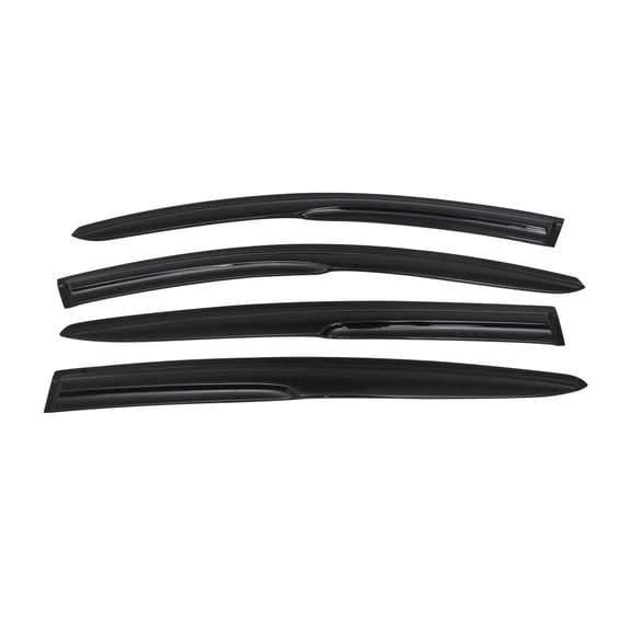 Ikon Motorsports Compatible with 16-22 Honda HRV MU Style Acrylic Window Visors Vent Windshield Deflector Rain Guard 4Pc Set Outside Mount 2016 2017 2018