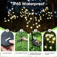 thumbnail image 2 of Solar Garden Lights Decorative, Solar Flower Lights Garden Decor 6Pack, 120Led Solar Powered Outdoor Lights Waterproof,Outdoor Solar Lights for Yard, Pathway,Lawn Solar Garden Decorations, 2 of 9