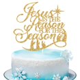 thumbnail image 1 of Cake Topper Zatain Jesus es el motivo de la temporada, 1 of 7