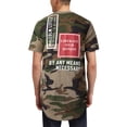 thumbnail image 2 of Hat and Beyond Men's Image Print Malcolm X BHM Dual Layer Zip Up Hipster Tee Shirt, 2 of 8