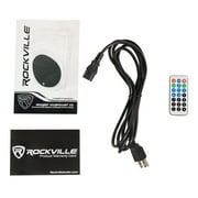 (2) Rockville RPG8BT 8 Powered DJ PA Speakers BlueTooth, USB, SD - 800w