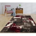 thumbnail image 2 of MDA Rug Imports Rhodes Collection Abstract Area Rug 5'2'' x 7'5'' - Red/Brown, 2 of 5