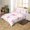 Pink White, variant on Erosebridal Cartoon Corgi Comforter Cover Queen,Kawaii Bow Bedding Sets Queen Size,Love Heart Duvet Cover Queen,Breathable Kids Bedroom Decor(No Comforter),Reversible,3 Pieces