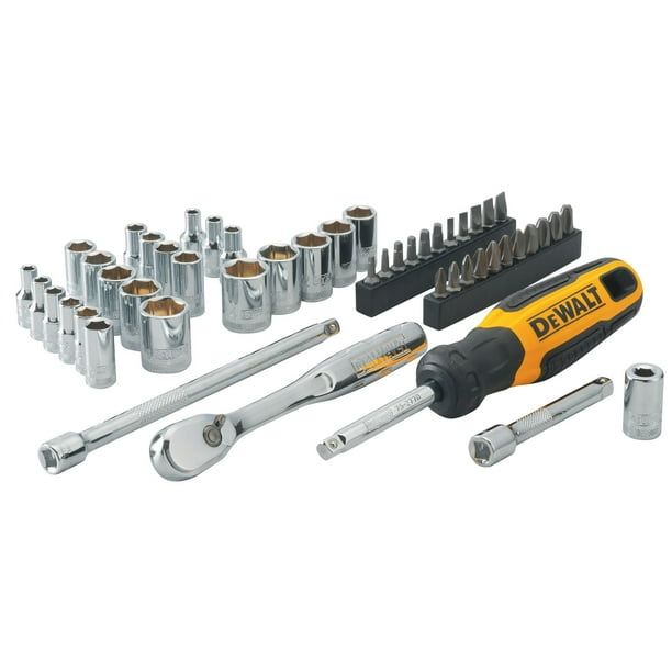 DeWALT DWMT81610 50 Piece Mechanics Tool Set Kit Walmart
