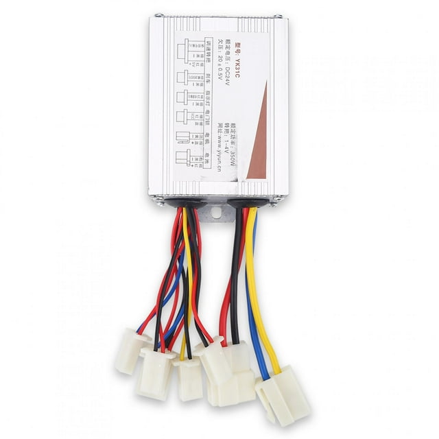 Controlador de Velocidad Cepillado del Motor, Controlador de Motor de Disipación de Calor de 24 V 350 W Con Disipador de Calor de aluminio Compatible con scooter Eléctrico