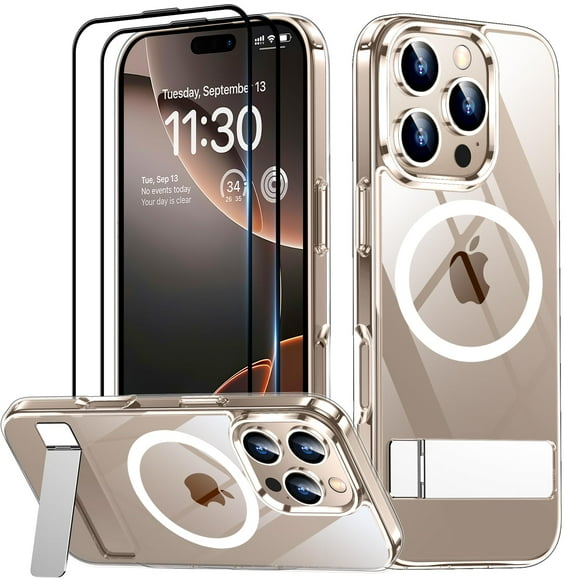 Funda magnética SPIDERCASE para iPhone 16 Pro Max Clear