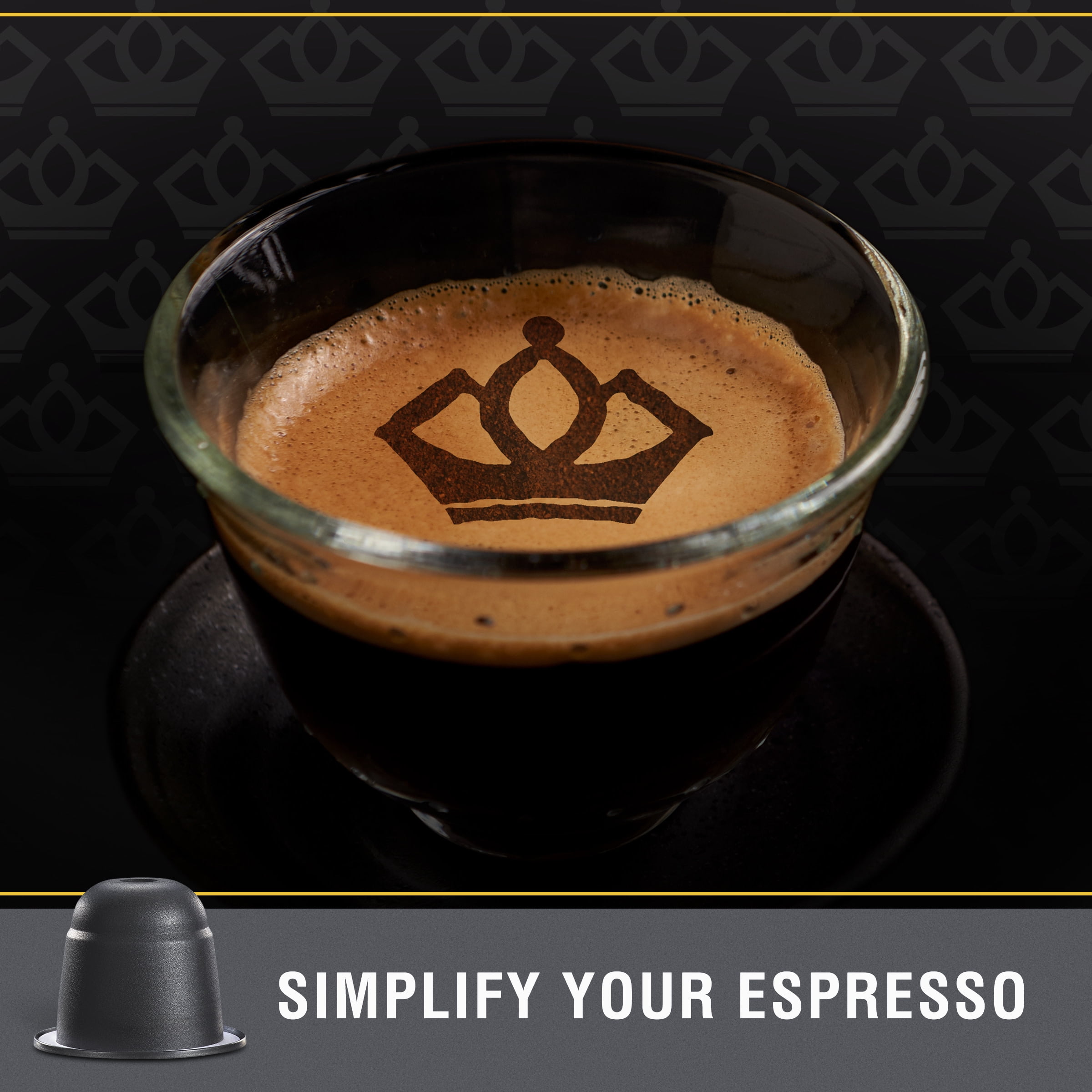 Gevalia Expresso Onyx Premium Coffee Pods for Nespresso® OriginalLine® Brewer, 10 ct Compatible Capsules
