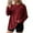 Wine, variant on OGLCCG Womens Oversized Long Sleeve T Shirts Side Slit Basic Crewneck Athletic Tee Tops Casual Loose Fit Gym Workout Pullover Tops