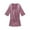 Pink, variant on IYTR Men's Satin NightShirt Comfy Soft Silky Half Sleeve Nightgown Loose Basic Solid Homewear Coffee XL