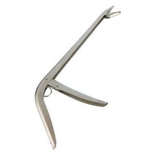 18/20cm Stainless Steel Fishing Scissors Fish Hook Pliers Remover Curved  Tip Fishing Bait Clamp Fishing Locking Forceps Accessor