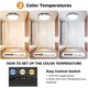 thumbnail image 3 of Pack de 4 Lámparas con Sensor de Movimiento slochi para Interior, Cableadas, 24W, 2400LM, 3 of 7