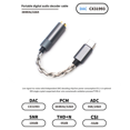 thumbnail image 5 of Adaptador de Auriculares Tipo C A 3,5 mm CX31993 Cable Decodificador de Audio de 32 Bits y 384 KHz Adaptador de Amplificador, 5 of 5