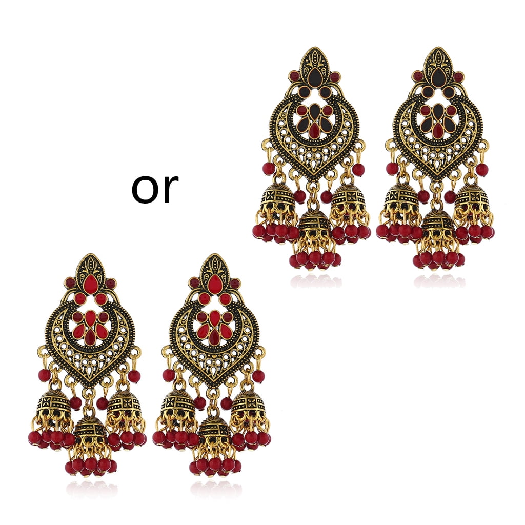 Indian Kundan Earring|Wedding Jewelry for Women|Chandbali Jhumki Earring Bollywood Earring|Sabyasachi Earring|Fine Indian Jewelry for Women