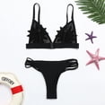 thumbnail image 4 of Plus Size Swimsuit Women Push-Up Padded Bra Floral Bikini Set Swimsuit Swimwear Bathing EAN13, 4 of 5