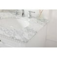 thumbnail image 4 of Elegant Decor Clarence 60" Solid Wood and Metal Double Bathroom Vanity in White, 4 of 8