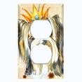 thumbnail image 2 of Metal Light Switch Plate Cover Cute Shih Tzu Golden Crown Outfit DOG014, 2 of 13
