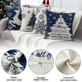 thumbnail image 6 of GymChoice Christmas Decor Pillow Covers,18 X 18 Inches Set of 4 Black and Red Buffalo Plaid Farmhouse Throw Pillowcases Cotton Linen Vintage Cushion Covers Pillow Shams Cases Slipcovers, 6 of 9