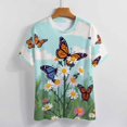 thumbnail image 4 of Daisy T Shirts Basic T-Shirt Short Sleeve Ladies Tee Shirt Summer Graphic Clothing, 4 of 5