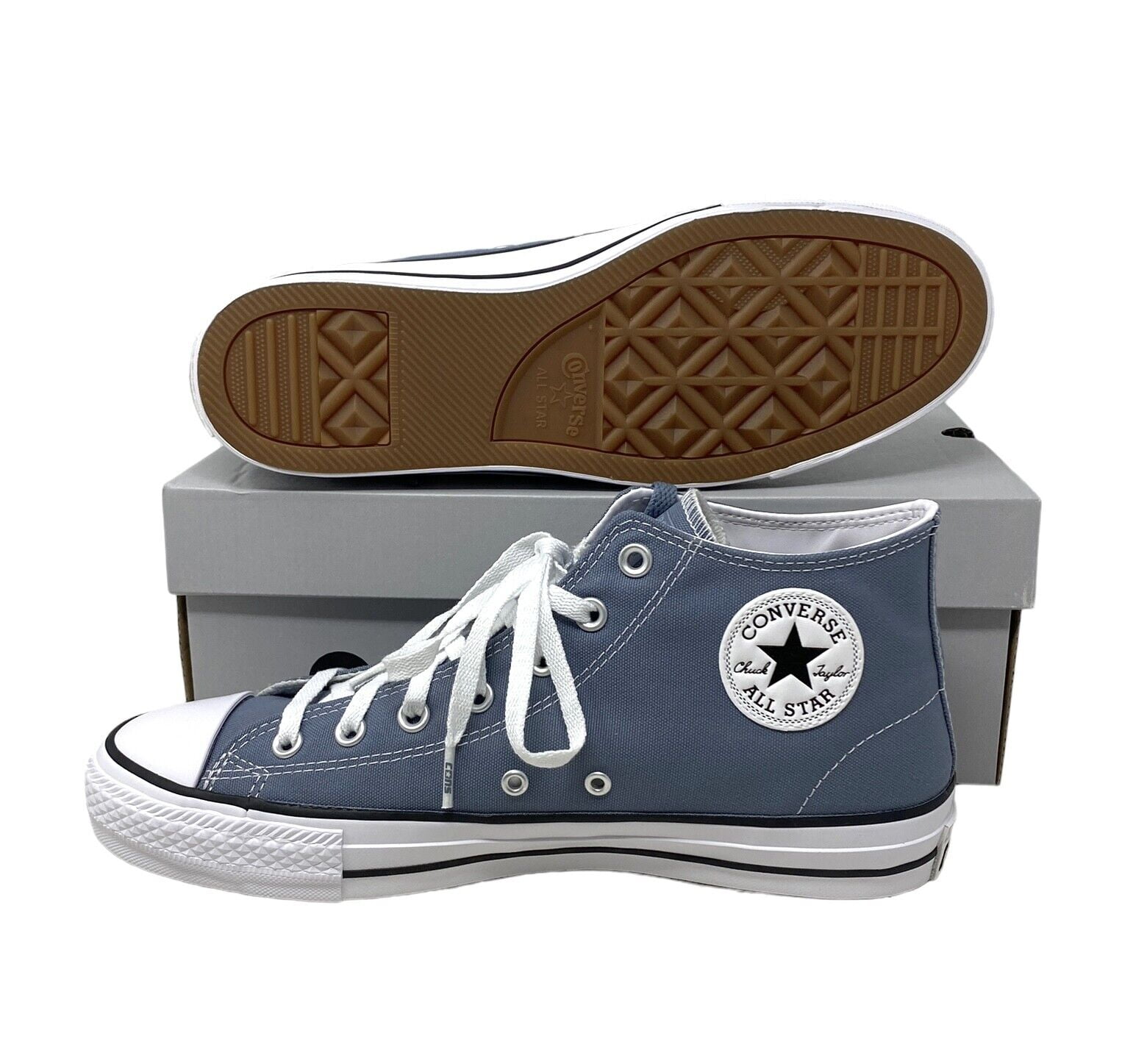 シューズ(男性用) CONS CHUCK TAYLOR PRO MID converse 26cm Converse CONS Chuck Taylor Pro Mid Skate Shoes Gray Canvas
