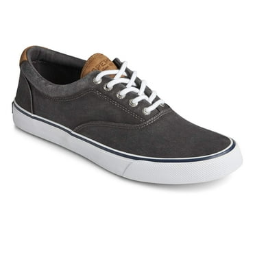 Sperry Mens Striper II Salt Washed CVO Sneaker - SW Black - Size 8.5