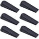 thumbnail image 4 of Paquete de 6 cuñas de tope de puerta Tope de puerta de goma negra para el hogar y la oficina Ormromra LN-1065, 4 of 6