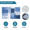 thumbnail image 6 of Blue Geometric Placemats Set of 4, Watercolor Ombre Modern Abstract Art Placemats for Dining Table, Place Mats for Kitchen Tabletop, Waterproof Wipeable Dining Table Mats Set, 6 of 9