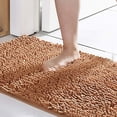 thumbnail image 1 of Chenille Bathroom Rugs Chenille Bathroom Rug 24x36 Inch Super Soft Thick Chenille Rug Absorbent Quick Dry Shaggy Bath Mat Carpet for Bathtub, Shower and Sink, 1 of 7