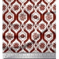 thumbnail image 1 of Soimoi Red polyester Crepe Fabric Floral Damask Fabric Prints By Yard 42 Inch Wide, 1 of 3
