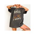 thumbnail image 1 of Comfort Colors Retro Cowgirl Tiger Shirt, The Hell I Won't Tshirt, Western Shirt, Retro Rodeo, Country Western Aesthetic Oversized Tee, 1 of 6