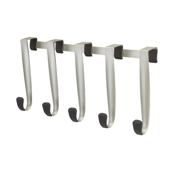 Schnook Over The Door 5 Hook Black/Nickel
