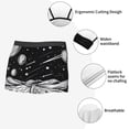 thumbnail image 3 of Pofeuu Cosmic Landscape Celestial Art Print Men’s Boxer Briefs, Moisture-Wicking Underwear, Regular,Trunk-X-Large, 3 of 5