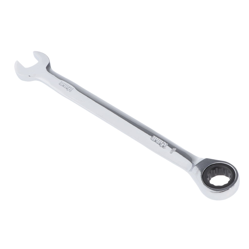 15mm-32mm Steel Metric Fixed Head Ratchet Spanner Gear Wrench Hand Nut Tools E&F 