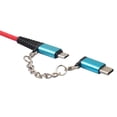 thumbnail image 4 of 1 Pieza Cable USB OTG para S9 Transferencia de Datos Rápida Pulida Azul Hugo Cable USB tipo C, 4 of 9
