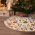 thumbnail image 5 of Sikiie Thanksgiving Food Nativity Christmas Tree Skirt, Jesus Christian Winter Holiday Tree Mat Decoration(30-48IN)30", 5 of 6