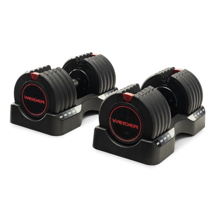 WEIDER 100 LB SELECT -A-WEIGHT SET
