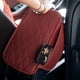 thumbnail image 4 of Caja de apoyo del brazo del coche, accesorios interiores de cuero, bolsa de almacenamiento multifunción de color borgoña, 4 of 9