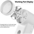 thumbnail image 5 of Woeilo Fabric Shaver, Rechargeable Lint Remover with 6-Blades, Dual Protection, Effectively and Quickly Remove Fuzz for Clothes, Sweater, Curtain, Socks, Couch, Blanket, 5 of 5