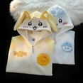 thumbnail image 4 of Chiikawa Cartoon Cute Usagi Hachiware Rabbit Ears Hooded Sweatshirt Spring and Autumn Style New Loose Top Coat, 4 of 10