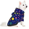 thumbnail image 5 of Cauagu Mathematics And Chemistry Pattern Winter Pet Hoodie Sweatshirts- Dog Hoodie Sweater with Leash Hole - Cute Dog Hoodie - Pet Clothes Puppy Cat Custume -Small, 5 of 8