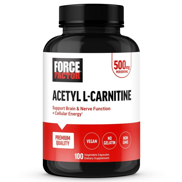 Acetil L-carnitina HCL, super forza, 30 capsule a rilascio rapido (500 mg per capsula