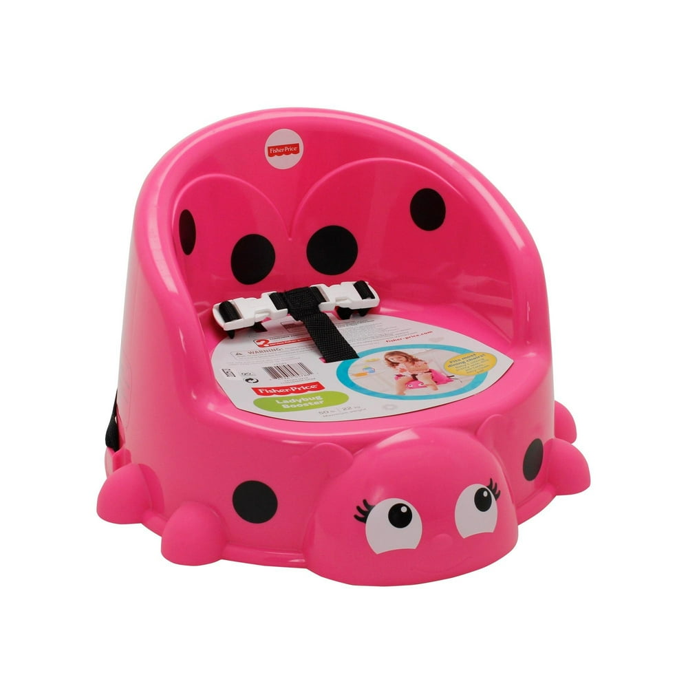 FisherPrice Portable Booster Seat, PrettyinPink Ladybug Walmart