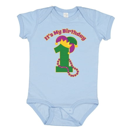 

Inktastic Mardi Gras 1st Birthday Gift Baby Boy or Baby Girl Bodysuit