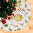 thumbnail image 5 of FMSHPON Autumn Pumpkins Xmas Christmas Tree Skirt Stand Mat for Holiday Party Decoration Indoor Outdoor 36 inches, 5 of 6