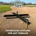 thumbnail image 5 of Yard Tuff Cross Drag Leveling Tool, 60 Steel Spikes for Fields and Arenas, Black, 5 of 12