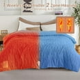 thumbnail image 6 of Lumiparty Electric Heated Blanket Queen Size, with Wireless LCD Controller, 6 Heat Levels & 2-10H Time Settings, 90" x 90" Tufted Fast Heating Electric Quilt, Gray, 6 of 8